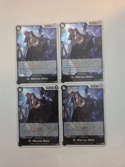 One Piece TCG 4x OP13-091 St. Marcus Mars (playset) English - Image 1