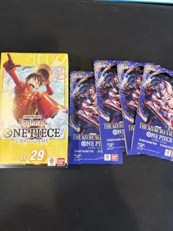 One Piece OP-14 Sleeves With ST29 Egghead Starter deck - Image 1
