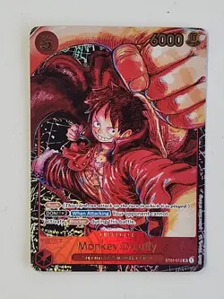 One Piece TCG Monkey D Luffy SR Alt Art Awakening of New Era English ST01-012 - Image 1