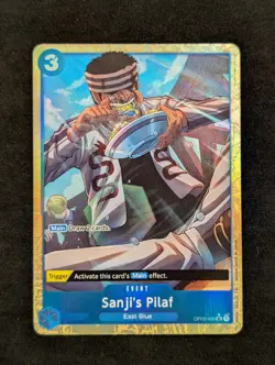 Sanji's Pilaf OP03-056 PRB01 Alternate Art One Piece TCG CCG - Image 1