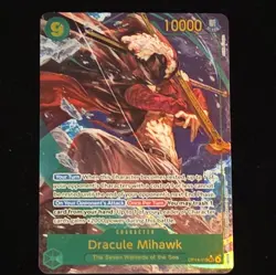Dracule Mihawk SEC Alt Art OP14-119 One Piece TCG English (LP) - Image 1