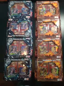 One Piece TCG Illustration Box Vol 5 (4) and Vol 6 BUNDLE SEALED (4) 8 total - Image 1