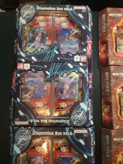 One Piece TCG Illustration Box Vol 5 (4) and Vol 6 BUNDLE SEALED (4) 8 total - Image 5