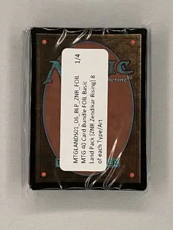 Magic the Gathering MTG 40-Card ~ FOIL ~ Basic Land Pack - ZENDIKAR RISING (ZNR) - Image 2