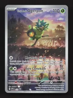 Teal Mask Ogerpon 123 Promo SV: Scarlet & Violet Promo Cards Pokemon Card - Image 1