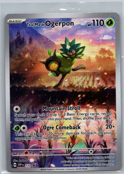 Teal Mask Ogerpon 123 Sv: Scarlet & Violet Promo Cards Holo - Image 1