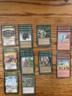 MTG: Vintage ‘95 Ice Age Multicolor Red And Green 30 Card Lot - Image 1