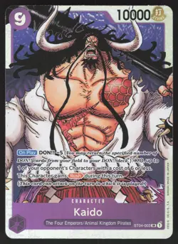 Kaido ST04-003 Normal SR Revision Pack Cards NM - Image 1