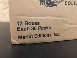 Merlin BATTLE CARDS x12 Booster Box Case 1993 NEW FACTORY SEALED x432 PACKS! - Image 3