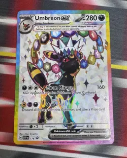 Umbreon ex SVP176 Sv: Scarlet & Violet Promo Cards Holo Pokemon Black Star NM - Image 1
