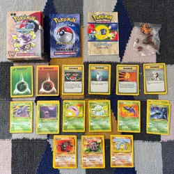 Pokemon Card Fossil Set BodyGuard Theme Deck WOTC 1999 Open Complete - Image 1