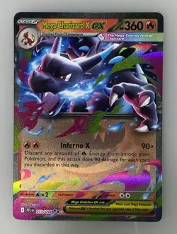 Phantasmal Flames MEGA Charizard ex Card Lot (4) Cards ME02 Pokemon TCG NM - Image 4