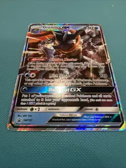 Greninja GX SM197 Holo Sun & Moon Black Star Promo Pokemon Card Mint! - Image 2