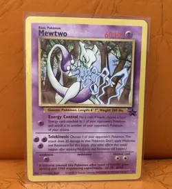 MEWTWO Wizards PROMO Pokemon 12 WoTC 2000 Nintendo Power Magazine Card RARE - Image 1