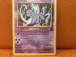 MEWTWO Wizards PROMO Pokemon 12 WoTC 2000 Nintendo Power Magazine Card RARE - Image 2