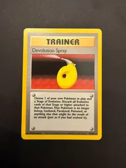 Pokemon TCG Trainer Card Devolution Spray Base 72/102 Regular Near Mint! - Image 1
