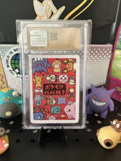 CGC Pristine 10 Meowth Japanese Old Maid Card Pokemon High Tension - Image 2