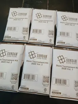 5x Gundam Card Game Store Tournament Kit 2025 Vol 2 and 1 x 2026 Volume 1 - Image 2