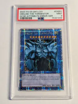 Yugioh God Card Set Obelisk/Slifer/Ra LC01-EN001/2/3 PSA 9 MINT QCSR - Image 2