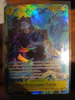 OP12-110 Bartholomew Kuma SEC Alt Art AA One Piece Card Game TCG CCG English Nm - Image 3