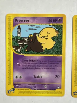 2002 Pokemon Aquapolis NON-HOLO Card Lot of 9 LP-MP - Image 2