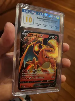 CGC 10 PERFECT 2022 Charizard V 013/172 RR s12a VSTAR Japanese Pokemon Card - Image 1
