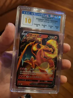 CGC 10 PERFECT 2022 Charizard V 013/172 RR s12a VSTAR Japanese Pokemon Card - Image 2
