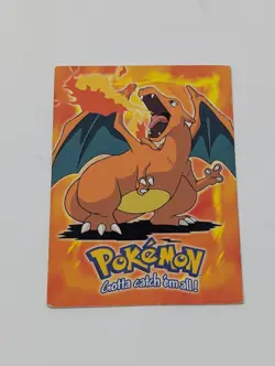 Charizard E6 of 12 - Lack Logo - Non-Holo - Topps Pokemon Card - HP - Image 1