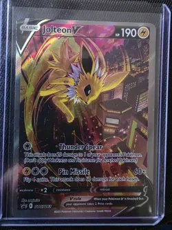 Jolteon V SWSH183 SWSH: Sword & Shield Promo Cards Holo - Image 1