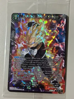 Dragon Ball Super SS Vegeta, Burst of Strength P401-PR Sealed Promo X5 10 Cards - Image 2