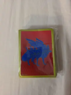 Pokemon TCG Sword & Shield ETB Card Sleeves - Zacian (64 Pack) One Missing - Image 1