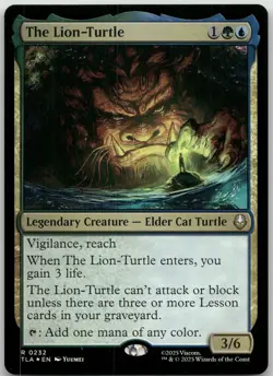 MTG The Lion-Turtle Foil NM Avatar: The Last Airbender Magic 232 - Image 1