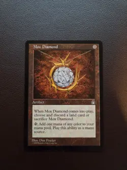Mox Diamond Stronghold Magic The Gathering Card - Image 1