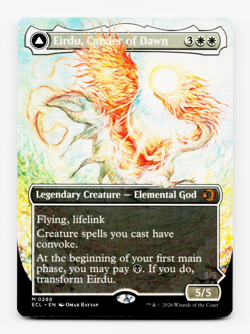 Eirdu, Carrier of Dawn (Borderless) - [Lorwyn Eclipsed] Magic MTG ECL 0286 ⚪ - Image 1