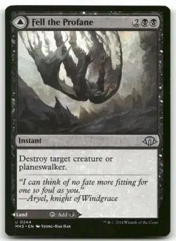 Fell the Profane #244 MTG Modern Horizons 3 NM X1 - Image 1