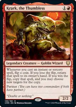 Magic The Gathering MTG KRARK, THE THUMBLESS Commander Legends NM Near Mint - Image 1