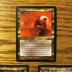 MTG: Mirage Multicolor Rares: Unfulfilled Desires, Cadaverous Bloom, Reflect Dam - Image 2