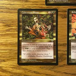 MTG: Mirage Multicolor Rares: Unfulfilled Desires, Cadaverous Bloom, Reflect Dam - Image 3