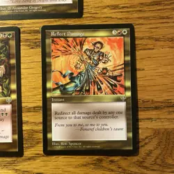 MTG: Mirage Multicolor Rares: Unfulfilled Desires, Cadaverous Bloom, Reflect Dam - Image 4