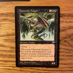 MTG: Mirage Catacomb Dragon And 2X Withering Boon Black Lot - Crisp NM - Image 4