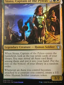 Siona, Captain of the Pyleas FOIL Theros Beyond Death MTG Magic - Image 2