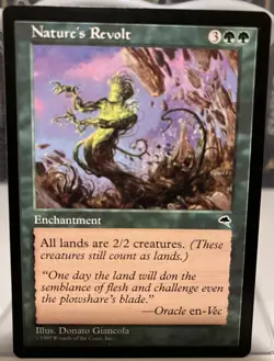 Magic MTG Nature's Revolt LP Green Rare 1x - Image 2