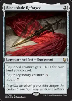 1x Blackblade Reforged Moderate Play MTG Magic - Kid Icarus - - Image 1