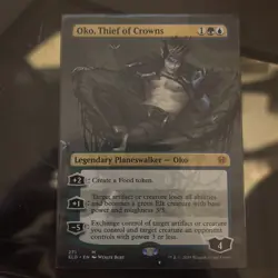 Oko, Thief of Crowns (Borderless) Throne of Eldraine Regular - Image 1