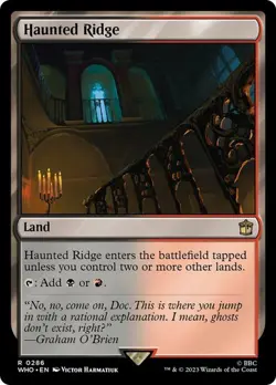MTG - Haunted Ridge - Doctor Who - Magic the Gathering - Image 1