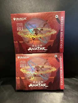 Magic The Gathering Avatar The Last Airbender Sealed Collector Booster Lot of 2 - Image 1