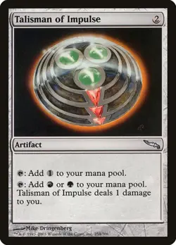 Talisman of Impulse Mirrodin MP MTG - Image 1