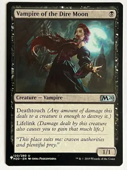 Vampire of the Dire Moon Core Set 2020 Regular NM The List Mystery MTG Magic - Image 1
