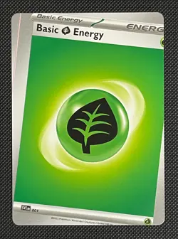 MISCUT Grass Energy SVE EN 001 Pokemon Card - ERROR - Scarlet Violet - Image 1