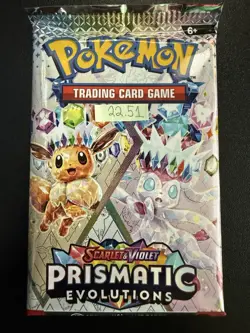 Heavy 22.51! Pokemon Prismatic Evolutions Booster Pack Sealed! Demi-God Pack!U - Image 4